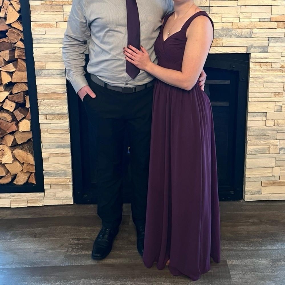 Azazie Grape Bridesmaid Dress